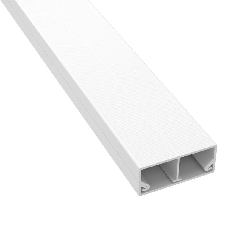  Кабель-канал 2-секц. 40х17 L2000 пластик TMC бел. (розн. уп.4шт) DKC 00305R фото в каталоге от BTSprom.by