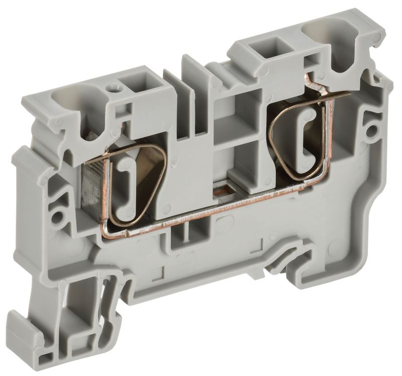 клемма пружинная cx6 6кв.мм проходная сер. armafix iek af-ct40-00-k03-006 от BTSprom.by