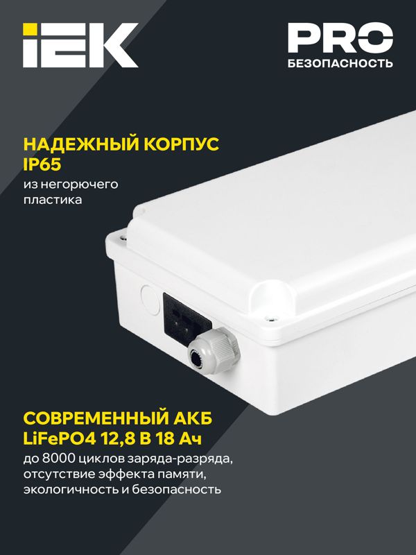  Блок аварийного питания БАП120-1.0 универс. для LED IP65 IEK LLVPOD-EPK-120-1H-U фото в каталоге от BTSprom.by