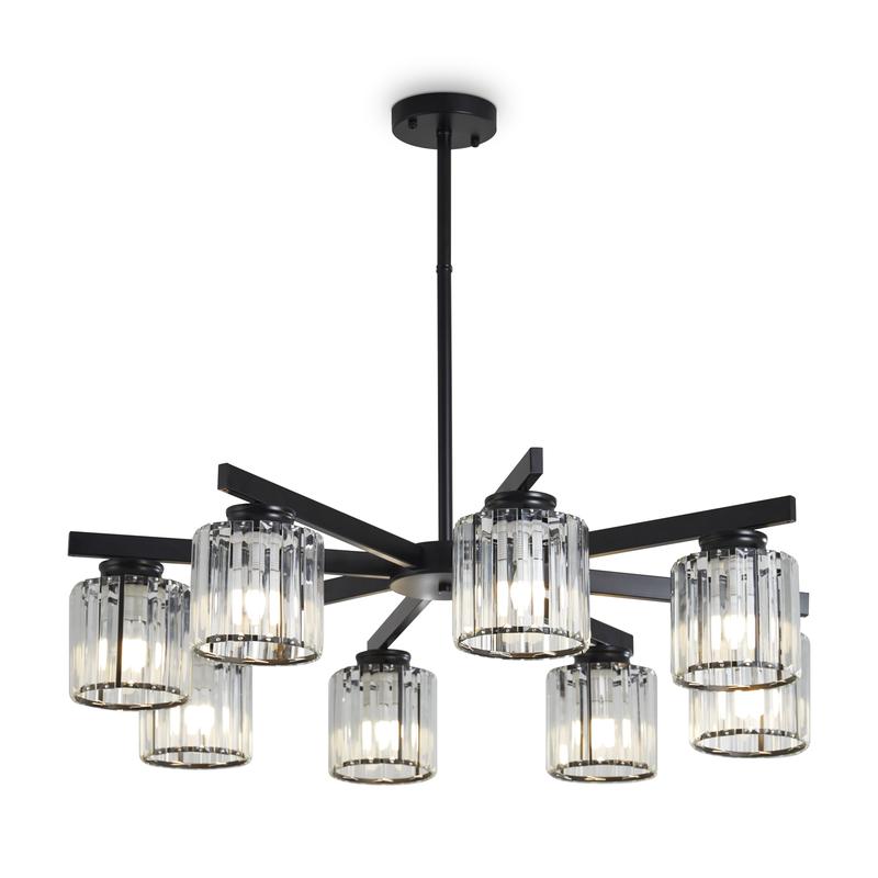  Люстра Ferrera 320Вт E27х8 IP20 Freya FR5474PL-08B фото в каталоге от BTSprom.by