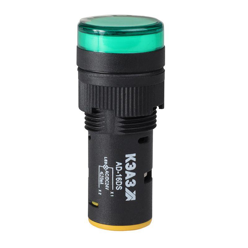 лампа ad16ds(led) матрица d16мм зел. 24в ac/dc кэаз 357841 от BTSprom.by