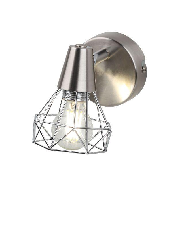 светильник настенно-потолочный спот distratto 7004-701 1хe14 40вт поворотный rivoli б0038106 от BTSprom.by