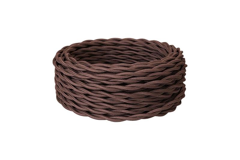 провод ретро 2х1.5 корич. (уп.20м) retroelectro 2254726 от BTSprom.by