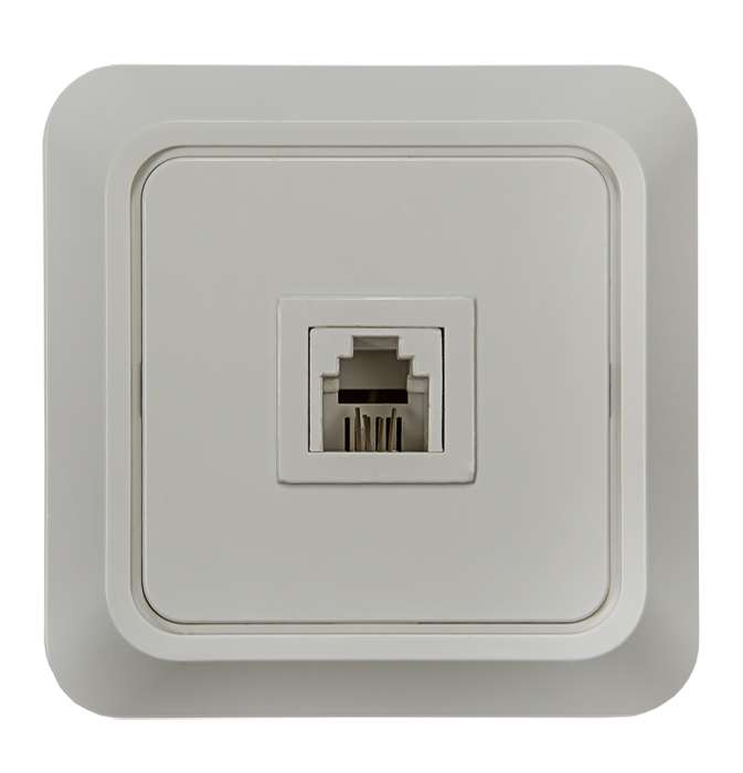 розетка телефонная 1-м сп bolleto 7034 16а ip20 бел. asd / in home 4690612000398 от BTSprom.by