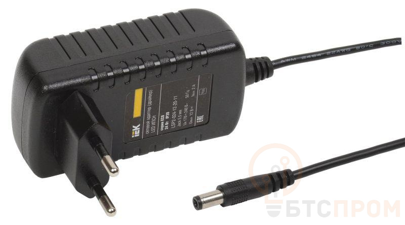 Драйвер LED ИПСН ECO 3528 24Вт 12В адаптер-JacK 5.5мм IP20 IEK LSP2-024-12-20-11 фото в каталоге от BTSprom.by  Драйвер LED ИПСН ECO 3528 24Вт 12В адаптер-JacK 5.5мм IP20 IEK LSP2-024-12-20-11 фото в каталоге от BTSprom.by