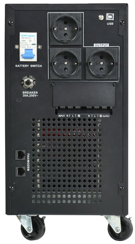  Источник бесперебойного питания ELECTRA LT 5кВА/4кВт 48VDC с АКБ 4х17А.ч USB Schuko ITK ELT-5000VA-1-004-S фото в каталоге от BTSprom.by