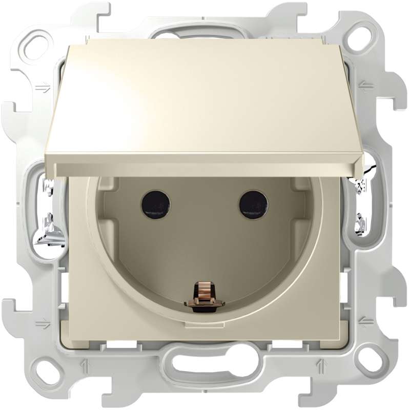 розетка 1-м сп simon 24 16а ip44 2p+e push&go механизм сл. кость simon 2420448-031 от BTSprom.by