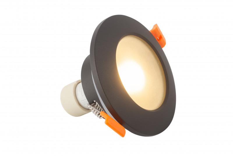  Светильник 50Вт GU10 IP65 встраив. влагозащ. алюм. черн. DENKIRS 633477 фото в каталоге от BTSprom.by