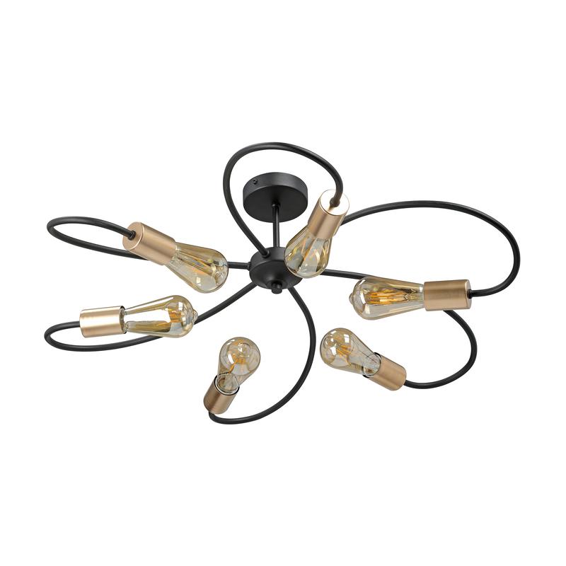 люстра 6xe27 макс. 40вт vitaluce v3076-1/6pl от BTSprom.by