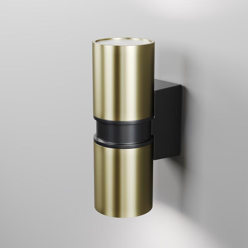  Светильник Bowery 2х50Вт GU10 IP54 бра настен. Maytoni O582WL-02BS фото в каталоге от BTSprom.by