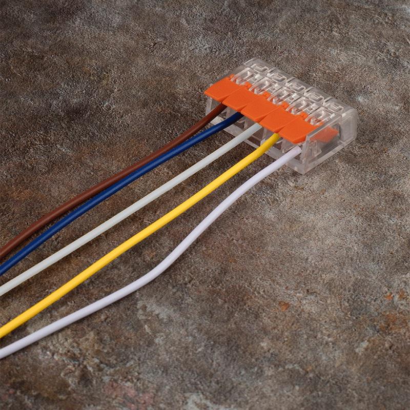  Клемма монтажная рычажного соединения PTC-5P 221-415 450В 32А 0.14-4.0кв.мм Jazzway 5050945 фото в каталоге от BTSprom.by