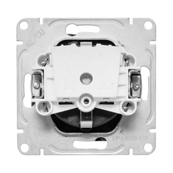  Розетка СП Эпика 16А с заземл. без защ. шторок механизм черн. EKF UP1-SOB-110 фото в каталоге от BTSprom.by