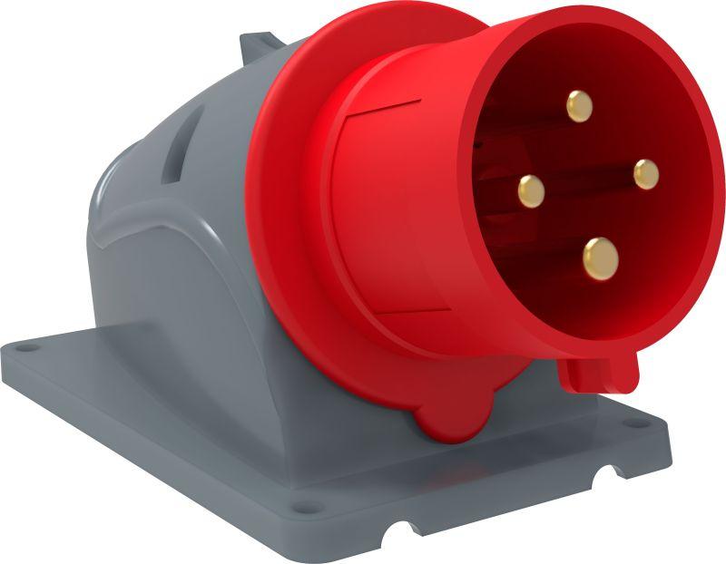 вилка электрическая наружн. уст. 32а 3p+pe 380в ip44 magnum сси-524 iek psn52-032-4 от BTSprom.by