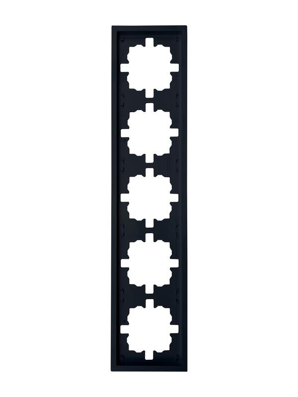 рамка 5-мест. горизонт. zima черн. бархат lezard 704-4200-150 от BTSprom.by