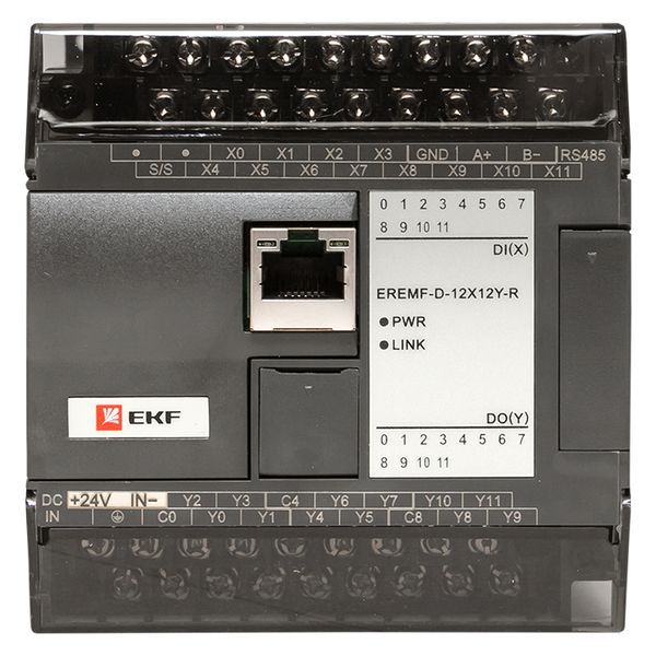  Модуль дискретного ввода/вывода EREMF 12/12 PRO-Logic EKF EREMF-D-12X12Y-R фото в каталоге от BTSprom.by