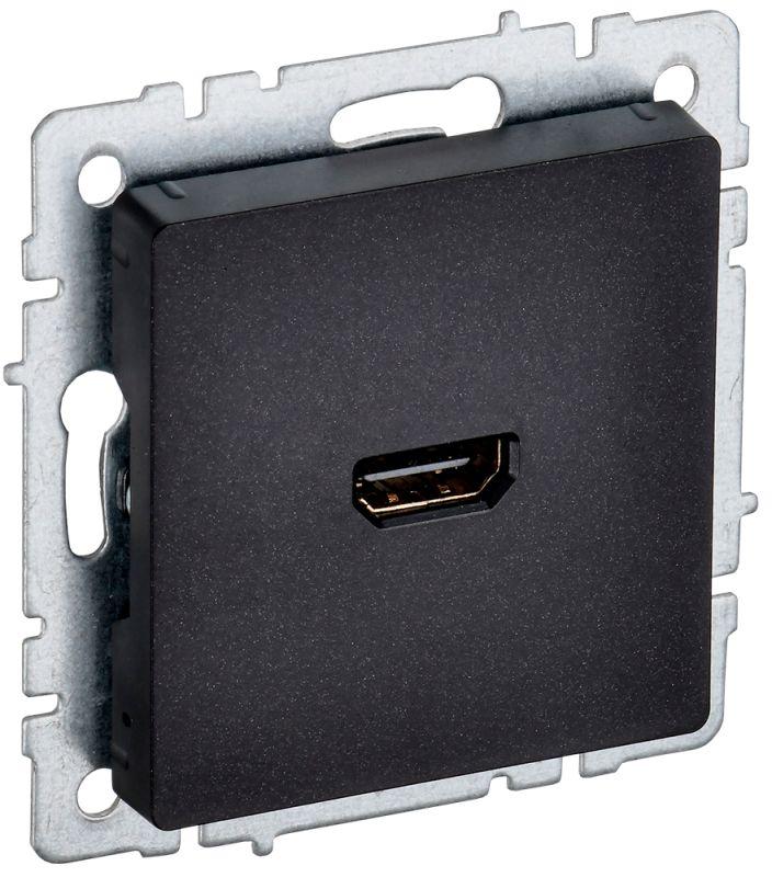 розетка сп brite hdmi рhdmi-0-брч механизм черн. iek br-h10-k02 от BTSprom.by