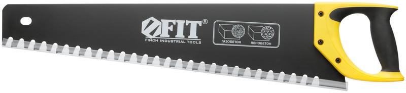  Ножовка по пенобетону карбидные вставки на каждом 2-ом зубе прорезиненная ручка 550мм FIT 40771 фото в каталоге от BTSprom.by