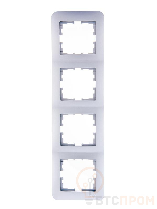 Рамка 4-м Karina Life вертикал. матов. серебр. LEZARD 708-4300-154 фото в каталоге от BTSprom.by  Рамка 4-м Karina Life вертикал. матов. серебр. LEZARD 708-4300-154 фото в каталоге от BTSprom.by