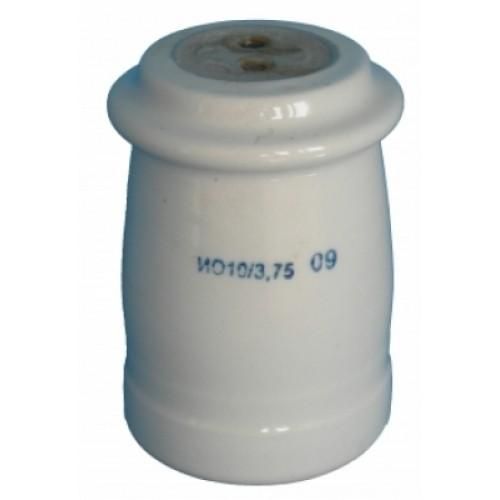 изолятор опорный ио-10-3.75 ii у3 (2 отв. м8/1 отв. м12) электрофарфор 00-00000241 от BTSprom.by
