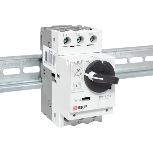  Выключатель автоматический для защиты двигателя GV2P 0.63-1А EKF gv2pm-1.0 фото в каталоге от BTSprom.by