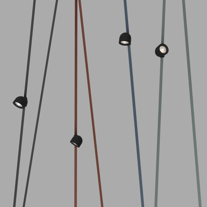  Светильник для трека-ремня Belty Spot 12Вт 4000К IP20 48В DC 100х107мм RA90 38град. поворотн. со светодиодом алюм. черн. DENKIRS 723198 фото в каталоге от BTSprom.by