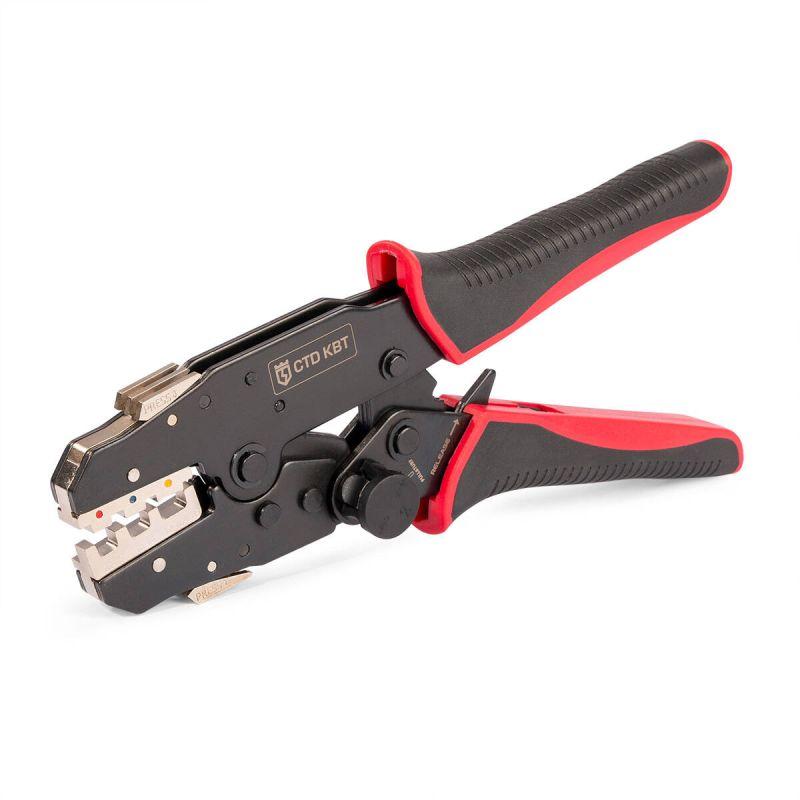  Пресс-клещи с набором матриц CTD+5 серия QUICK PRO КВТ 101859 фото в каталоге от BTSprom.by