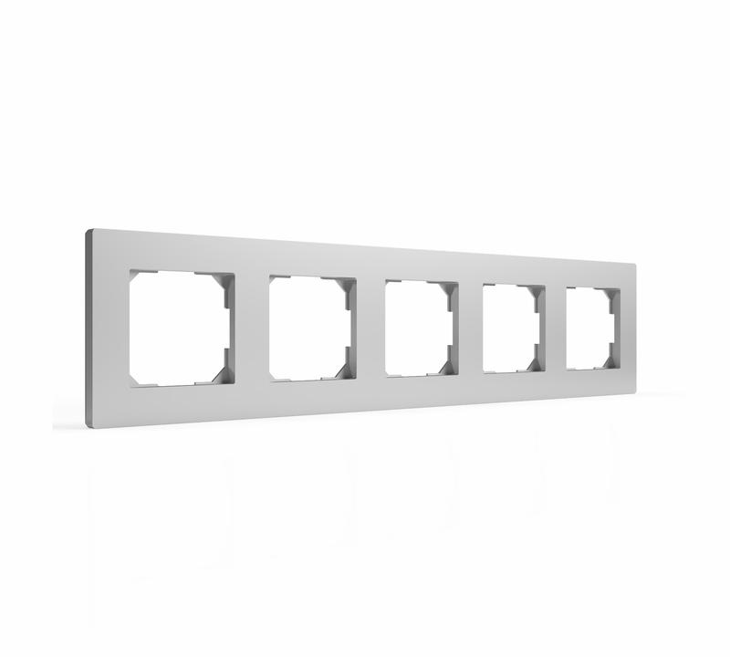  Рамка 5-м Pixel алюм. TOKOV ELECTRIC TKE-PX-RM5-C03 фото в каталоге от BTSprom.by