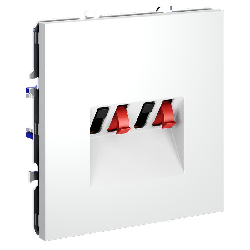  Розетка акустическая 4-м СП S70 механизм бел. матов. Voltum VLS060302 фото в каталоге от BTSprom.by