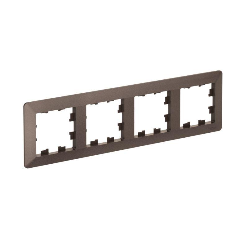 Рамка 4-м AtlasDesign Air мокко/дым. черн. SE ATN220604 фото в каталоге от BTSprom.by  Рамка 4-м AtlasDesign Air мокко/дым. черн. SE ATN220604 фото в каталоге от BTSprom.by