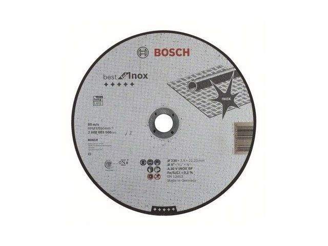 круг отрезной 230х2.5x22.2 мм для нерж. стали best bosch от BTSprom.by