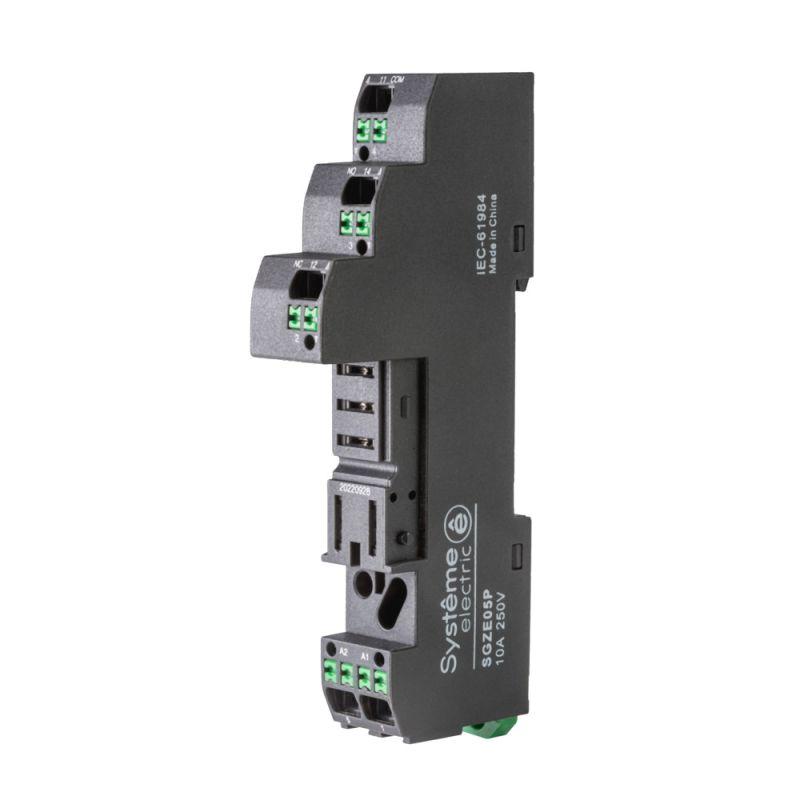 розетка для реле 1со скоба mixed push in se sgze05p от BTSprom.by