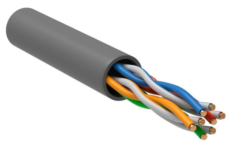 кабель витая пара u/utp кат.5e 4х2х24awg solid cu pvc сер. (м) generica bc1-c5e04-111-305-g от BTSprom.by