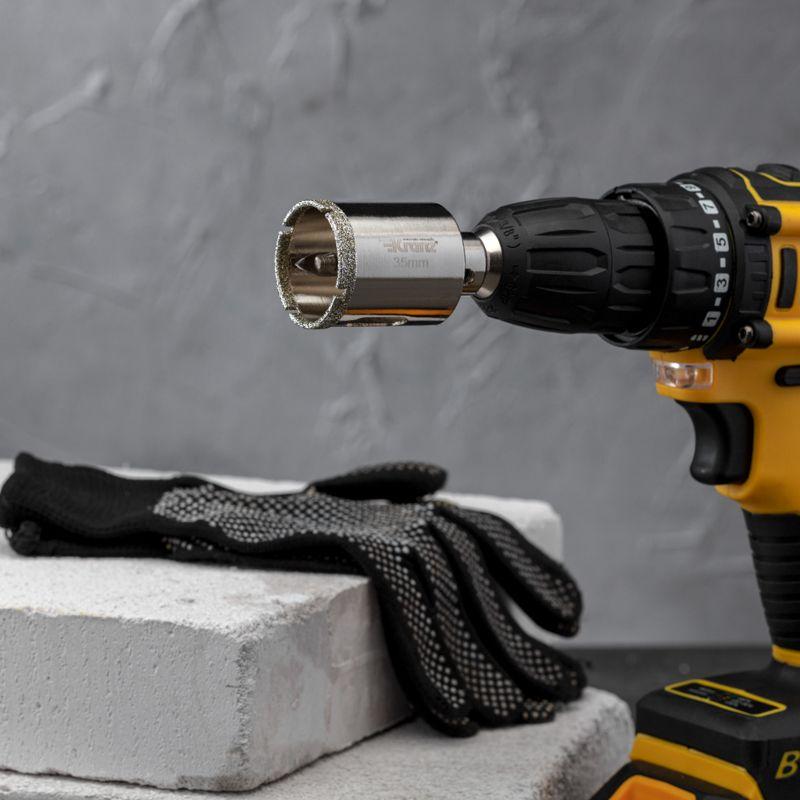  Коронка алмазная 32мм по керамограниту с центровочным сверлом Kranz KR-92-0026 фото в каталоге от BTSprom.by