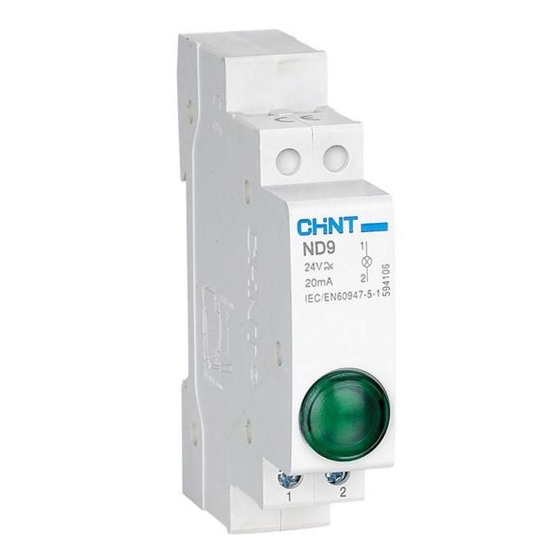 индикатор nd9-1/y ac/dc 230в (led) (r) желт. chint 594118 от BTSprom.by