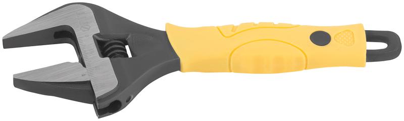  Ключ разводной "Эталон" CrV узкие губки шкала экстра увелич.захват прорезин.ручка 150мм (34мм) FIT 70195 фото в каталоге от BTSprom.by