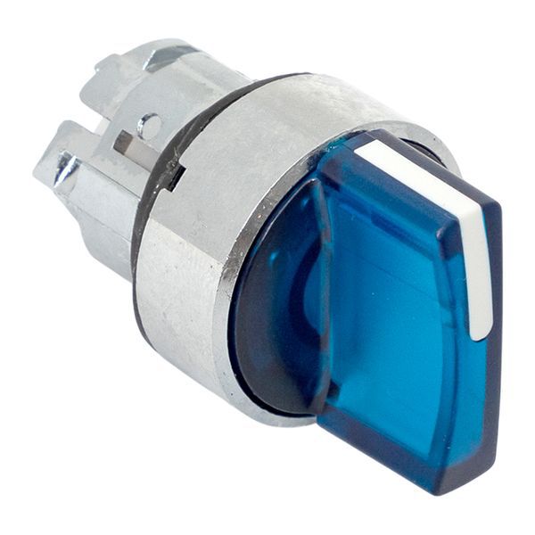  Механизм переключателя исполнительный XB4 IP65 на 2 положения с фиксацией с подсветкой с короткой ручкой син. EKF XB4BD2FL-B-65 фото в каталоге от BTSprom.by
