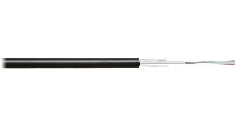 кабель волоконно-оптический 8 волокон одномод. 9/125мкм стандарта g.652.d & g.657.a1 внешний круглый со стеклопластиковыми прутками 0.5кн pe черн. nikolan nkl-f-008a1j-00b-bk от BTSprom.by