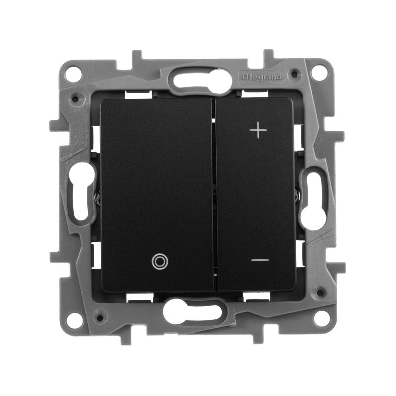  Механизм светорегулятора нажимного СП Etika 400Вт антрацит IEK 672618 фото в каталоге от BTSprom.by