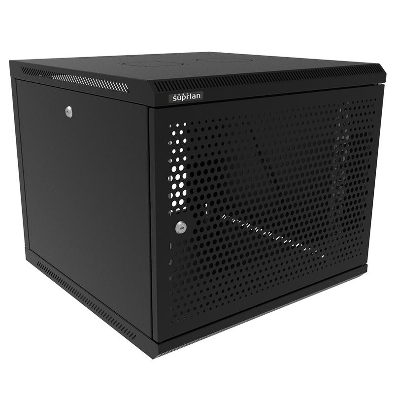 шкаф телекоммуникационный настенный твс-9u-600-600-пр-9005 suprlan 05-2098-b от BTSprom.by