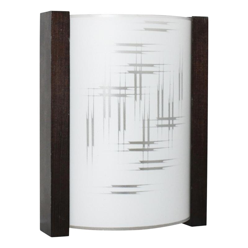  Светильник НББ 01-60-501 "Карелия" 230х180х68 "Элегант" матов./венге (инд. упак.) Элетех 1005206010 фото в каталоге от BTSprom.by