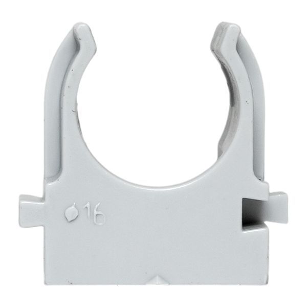  Держатель для труб (клипса) d16мм для монтажн. пистолета сер. (уп.100шт) Plast EKF derjp-z-16 фото в каталоге от BTSprom.by