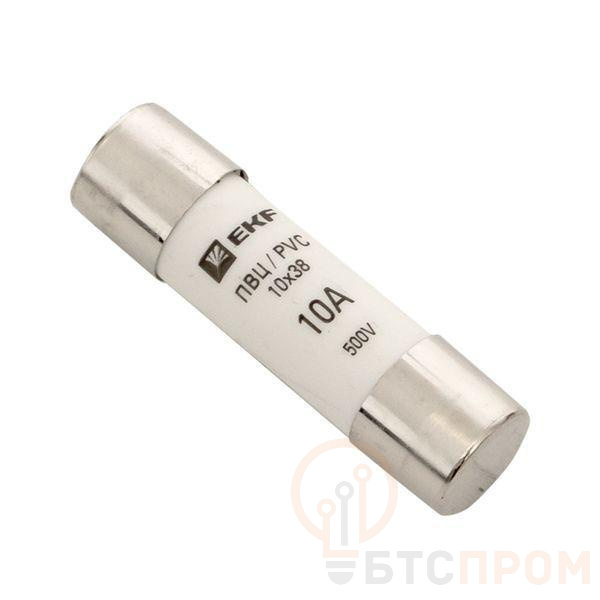 Вставка плавкая цилиндрическая ПВЦ 10х38 10А EKF pvc-10x38-10 фото в каталоге от BTSprom.by  Вставка плавкая цилиндрическая ПВЦ 10х38 10А EKF pvc-10x38-10 фото в каталоге от BTSprom.by