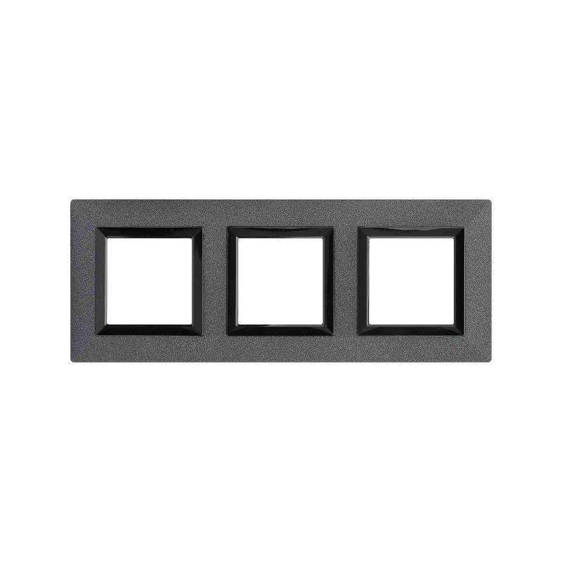 рамка 3-м 6мод. avanti метал. графит. dkc 4407856 от BTSprom.by