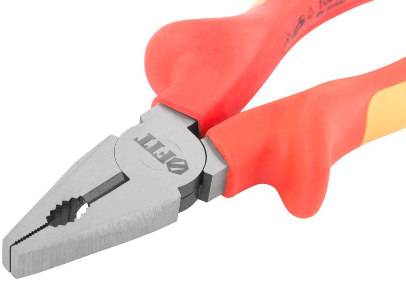  Плоскогубцы комбинированные "Электро-2" 1000 В прорезин. изолированные ручки 160мм FIT 50773 фото в каталоге от BTSprom.by