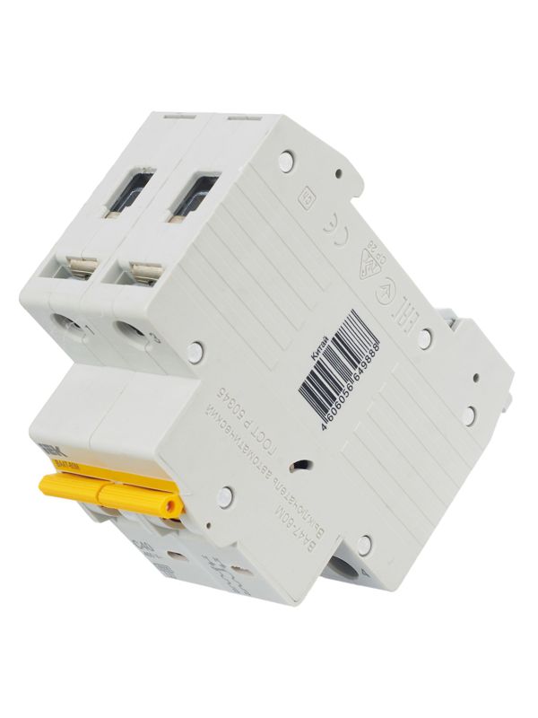  Выключатель автоматический модульный 2п C 40А 6кА ВА47-60M KARAT IEK MVA31-2-040-C фото в каталоге от BTSprom.by