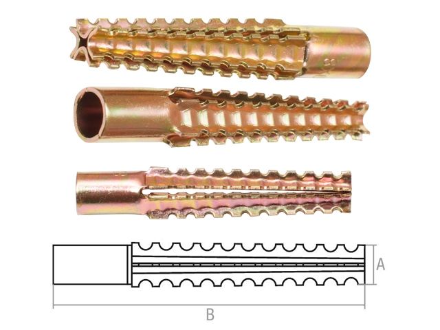 дюбель для газосиликатных блоков 10х60 мм mud (50 шт в карт. уп.) starfix smc2-41282-50 от BTSprom.by