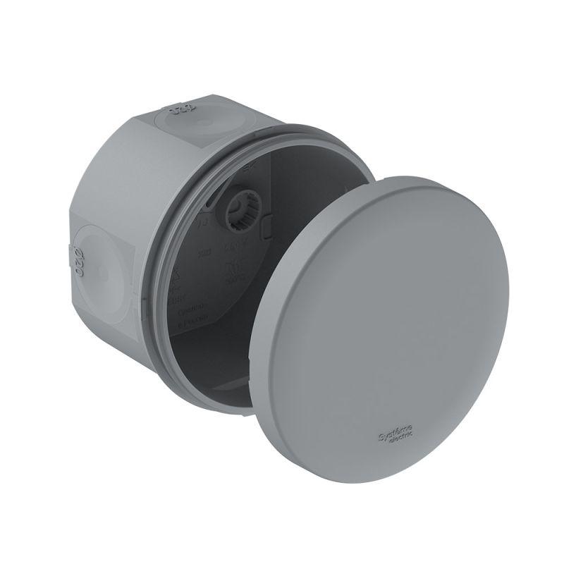 коробка распределительная multibox ip66 d80х50 diy (со стикером) сер. se imt351951 от BTSprom.by