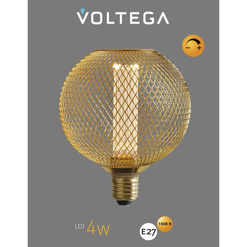 Лампа светодиодная Loft Led DP82293 4Вт 1800К E27 DIM Voltega 8566 фото в каталоге от BTSprom.by