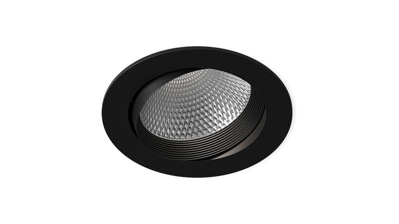 светильник светодиодный потолочный встраив. наклонный dl-kz 7вт ip20 тепл. бел. 3000к черн. designled 00-00013134 от BTSprom.by