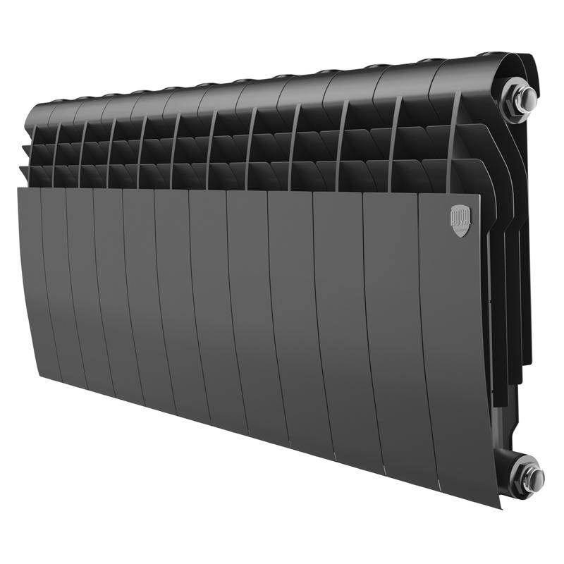 радиатор biliner b 350 12 секц. биметал. черн. royal thermo нс-1682256 от BTSprom.by